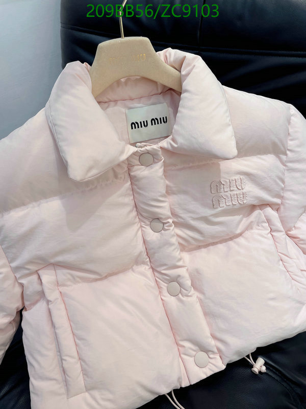 Down jacket Women-Miu Miu, Code: ZC9103,$: 209USD