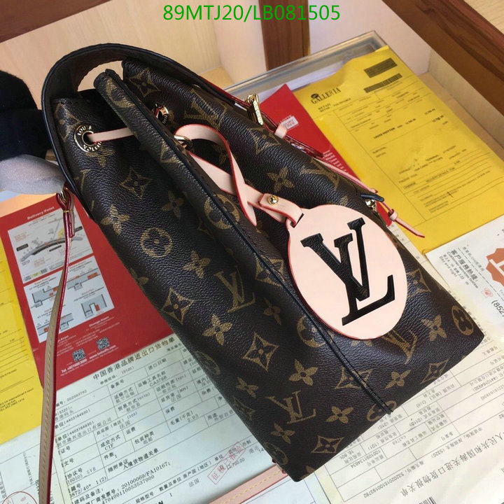 LV Bags-(4A)-Backpack-,Code: LB081505,$: 89USD