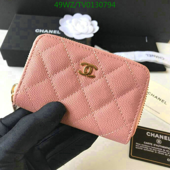 Chanel Bags ( 4A )-Wallet-,Code: TV0130794,$: 49USD