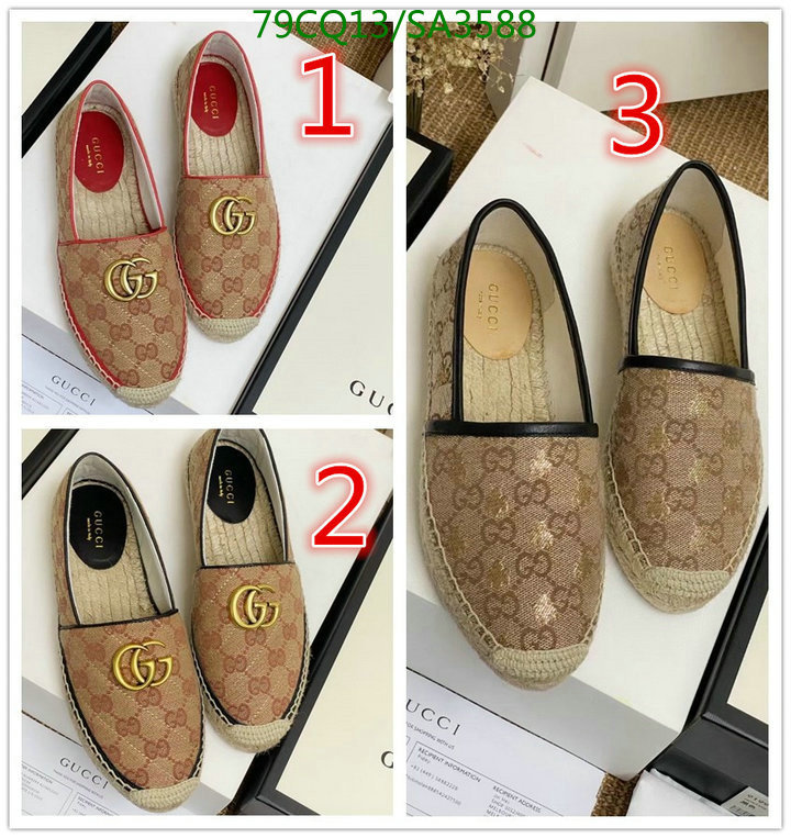 Women Shoes-Gucci, Code: SA3588,$: 79USD