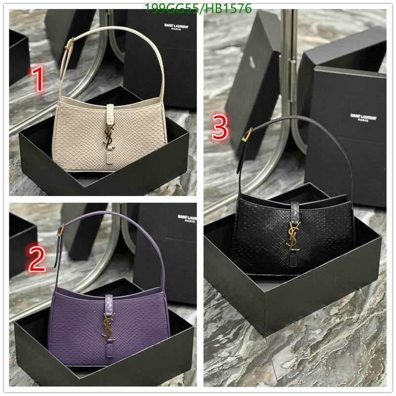YSL Bag-(Mirror)-Handbag-,Code: HB1576,$: 199USD