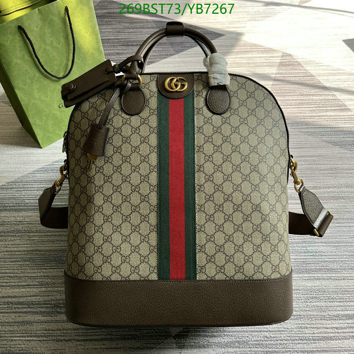 Gucci Bag-(Mirror)-Backpack-,Code: YB7267,$: 269USD