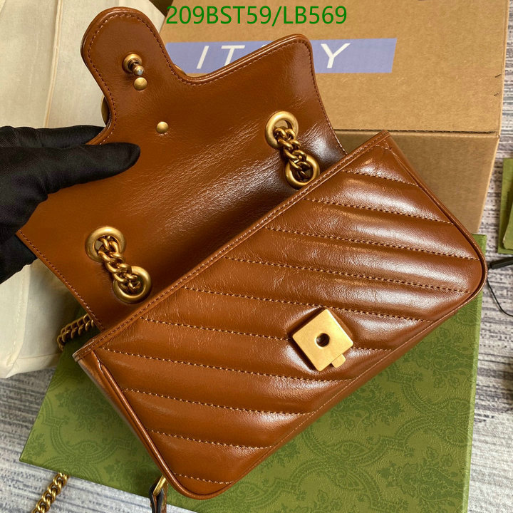 Gucci Bag-(Mirror)-Marmont,Code: LB569,$: 209USD