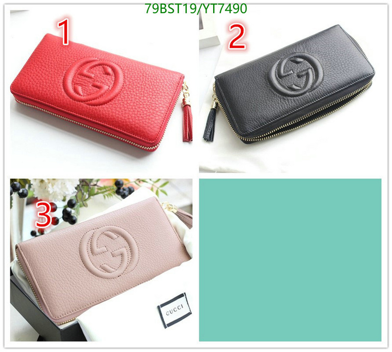 Gucci Bag-(Mirror)-Wallet-,Code: YT7490,$: 79USD