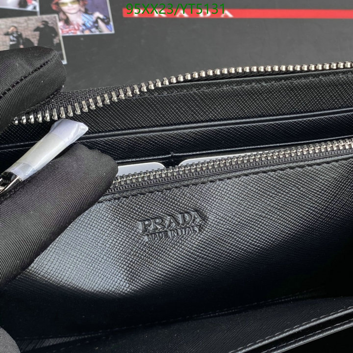 Prada Bag-(Mirror)-Wallet-,Code: YT5131,$: 95USD