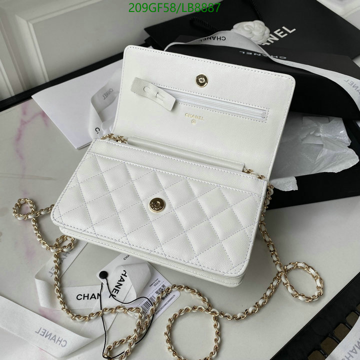 Chanel Bags -(Mirror)-Diagonal-,Code: LB8887,$: 209USD