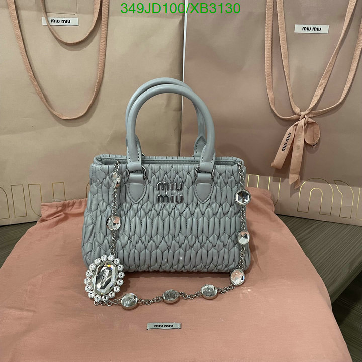 Miu Miu Bag-(Mirror)-Handbag-,Code: XB3130,$: 349USD