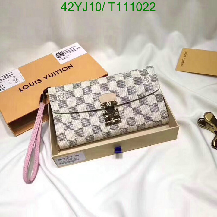 LV Bags-(4A)-Wallet-,Code : T111022,$: 42USD