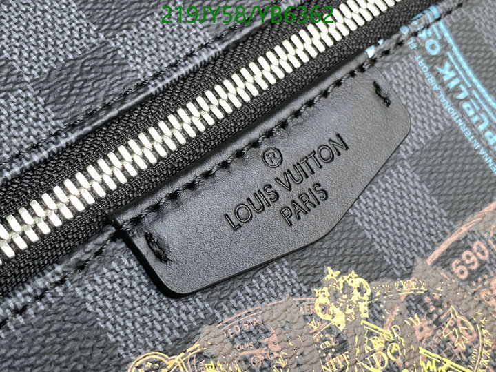 LV Bags-(Mirror)-Backpack-,Code: YB6362,$: 219USD