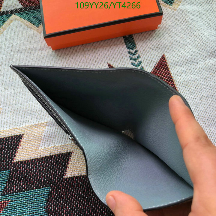 Hermes Bag-(Mirror)-Wallet-,Code: YT4266,$: 109USD