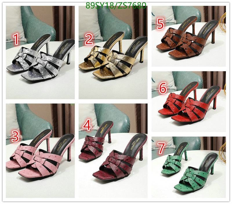 Women Shoes-YSL, Code: ZS7680,$: 89USD