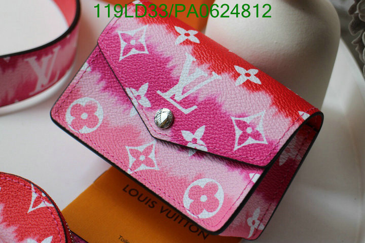 LV Bags-(Mirror)-Wallet-,Code: PA0624812,$: 119USD