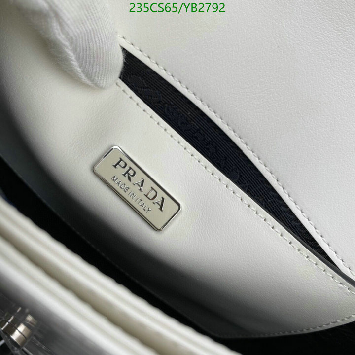 Prada Bag-(Mirror)-Diagonal-,Code: YB2792,$: 235USD