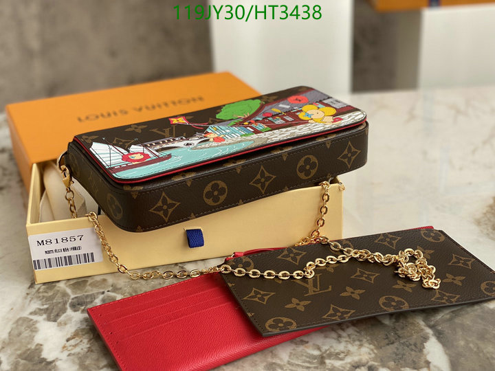 LV Bags-(Mirror)-Wallet-,Code: HT3438,$: 119USD