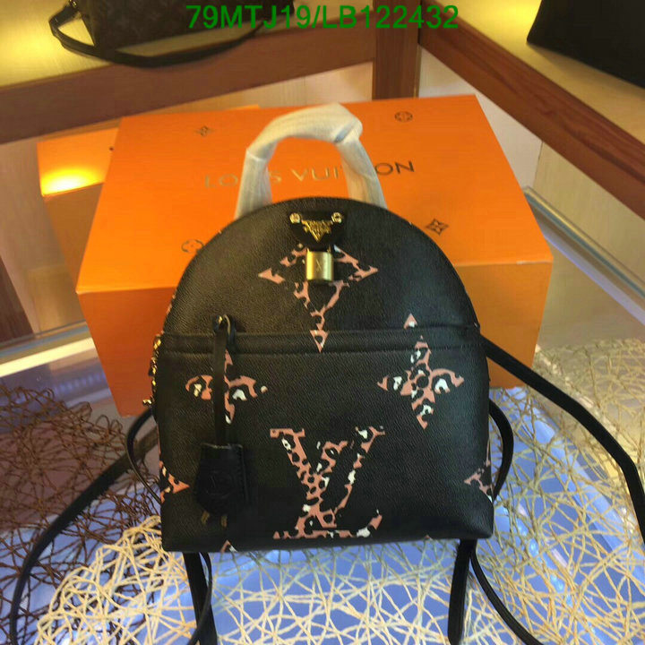 LV Bags-(4A)-Backpack-,Code: LB122432,$: 79USD