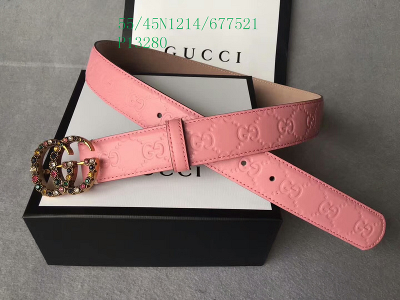 Belts-Gucci, Code： GGP010414,$: 55USD