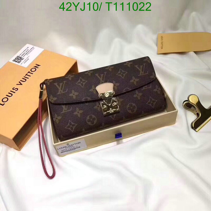 LV Bags-(4A)-Wallet-,Code : T111022,$: 42USD