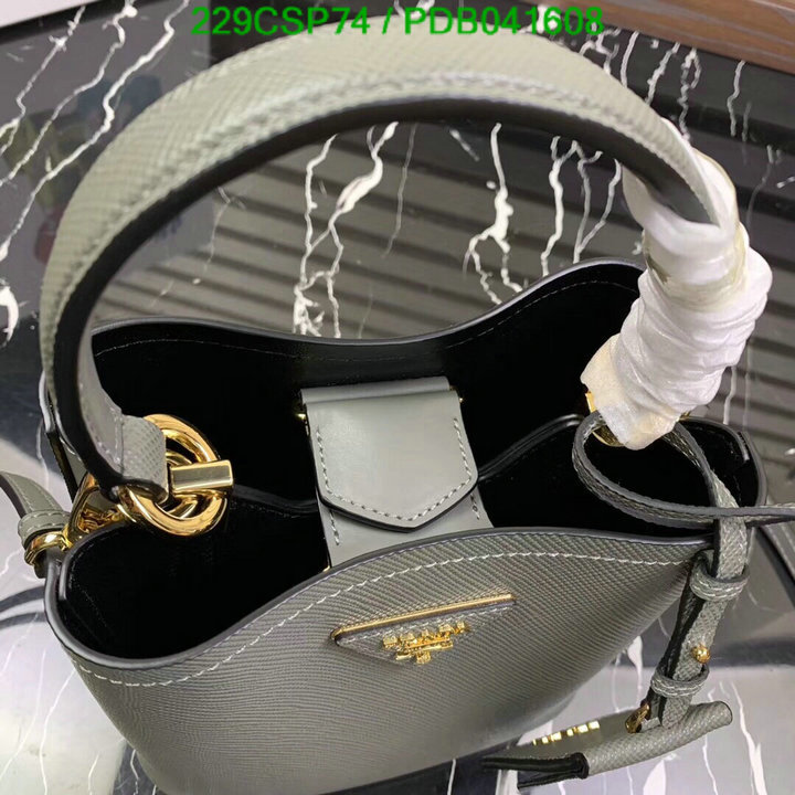 Prada Bag-(Mirror)-Diagonal-,Code: PDB041608,$: 229USD