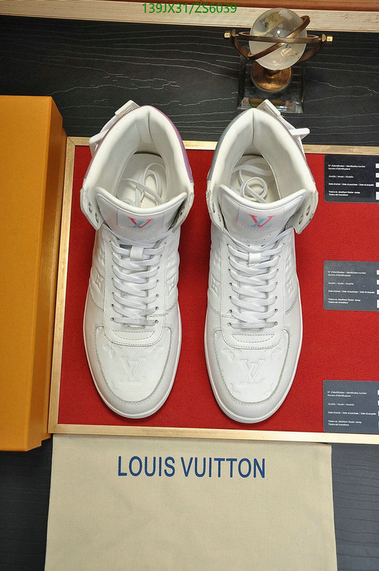 Men shoes-LV, Code: ZS6039,$: 139USD