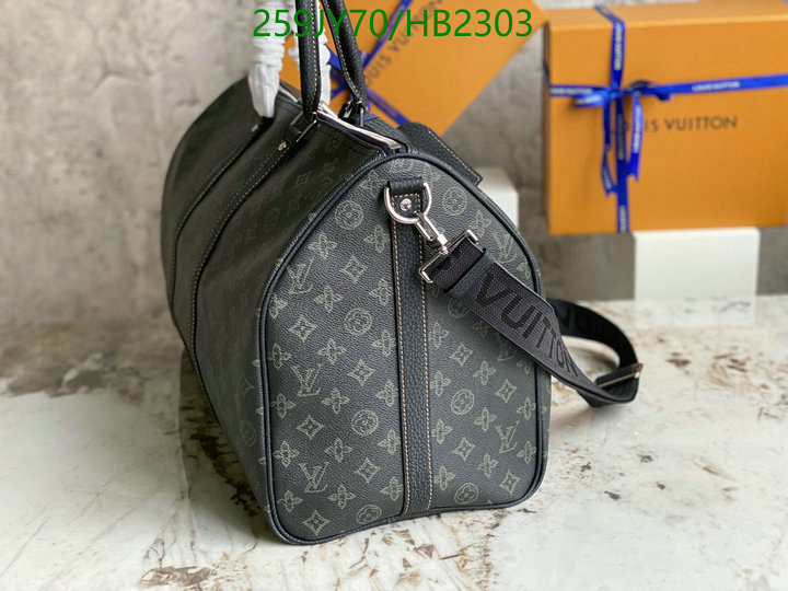 LV Bags-(Mirror)-Keepall BandouliRe 45-50-,Code: HB2303,$: 259USD