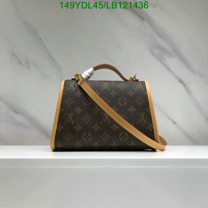 LV Bags-(Mirror)-Handbag-,Code: LB121436,$: 169USD