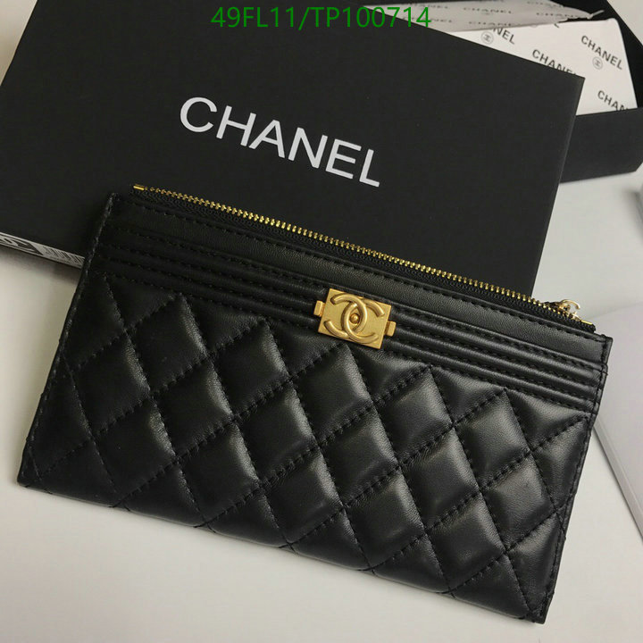 Chanel Bags ( 4A )-Wallet-,Code: TP100714,$: 49USD