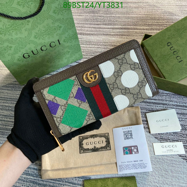 Gucci Bag-(Mirror)-Wallet-,Code: YT3831,$: 89USD