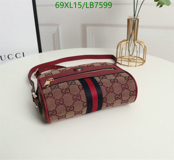 Gucci Bag-(4A)-Diagonal-,Code: LB7599,$: 69USD