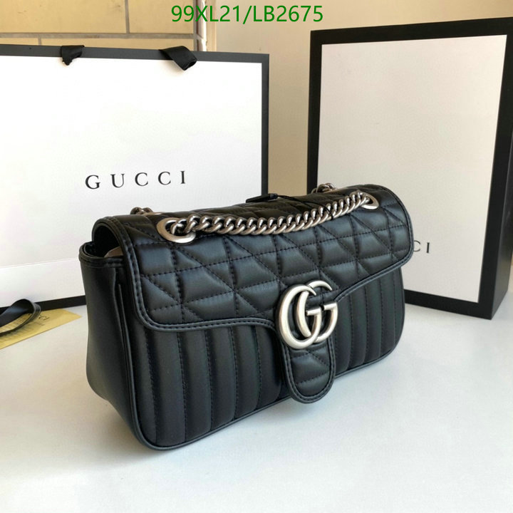 Gucci Bag-(4A)-Marmont,Code: LB2675,$: 99USD