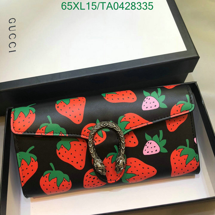 Gucci Bag-(4A)-Wallet-,Code:TA0428335,$: 65USD