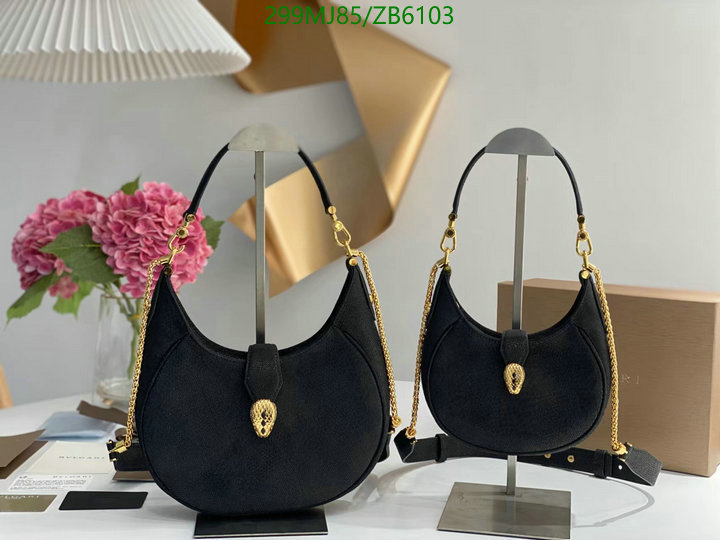 Bvlgari Bag-(Mirror)-Handbag-,Code: ZB6103,