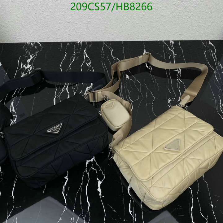 Prada Bag-(Mirror)-Diagonal-,Code: HB8266,$: 209USD