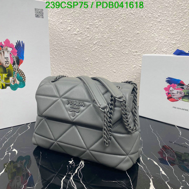 Prada Bag-(Mirror)-Diagonal-,Code: PDB041618,$: 239USD