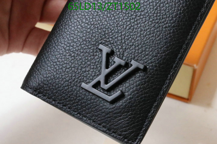 LV Bags-(Mirror)-Wallet-,Code: ZT1502,$: 65USD