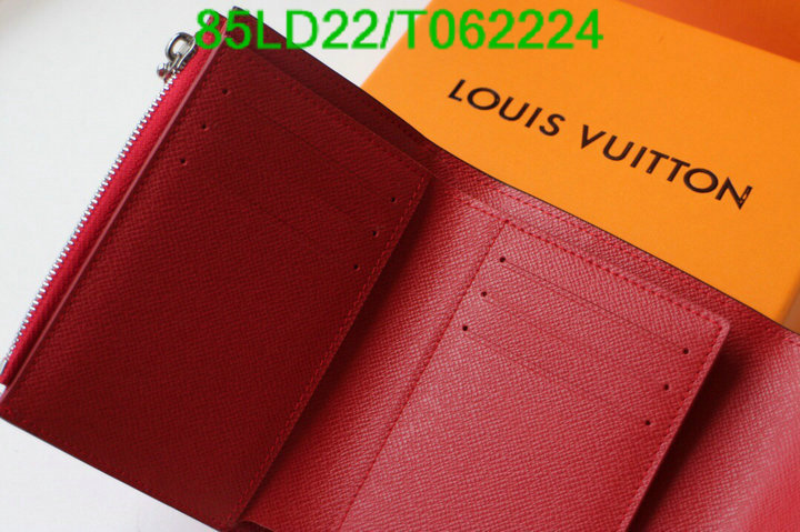 LV Bags-(Mirror)-Wallet-,Code: T062224,$: 85USD