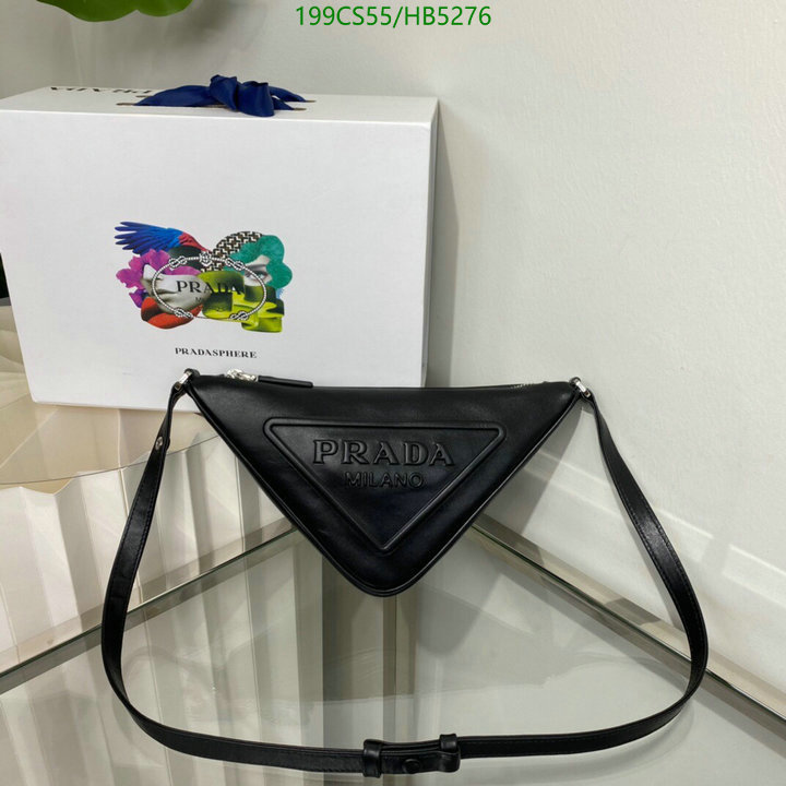 Prada Bag-(Mirror)-Triangle,Code: HB5276,$: 199USD