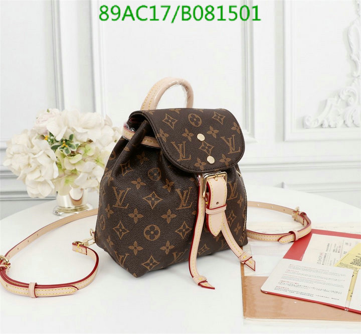 LV Bags-(4A)-Backpack-,Code: LB081501,