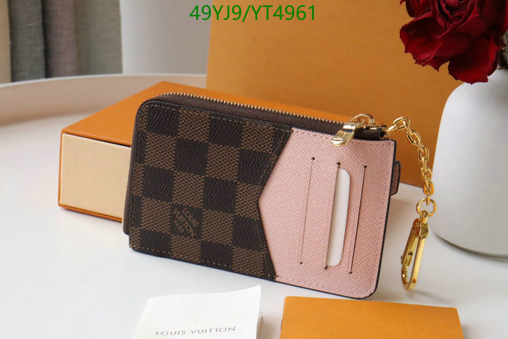 LV Bags-(4A)-Wallet-,Code: YT4961,$: 49USD