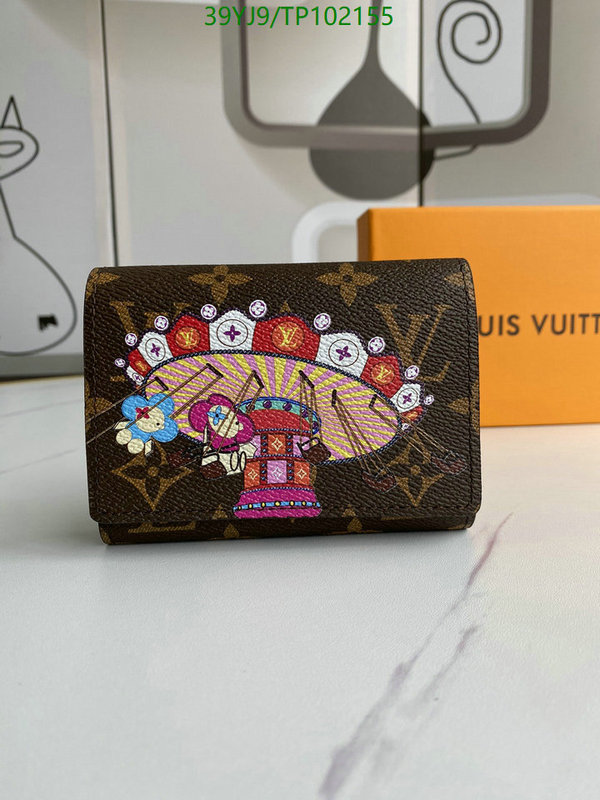 LV Bags-(4A)-Wallet-,Code: TP102155,$: 39USD