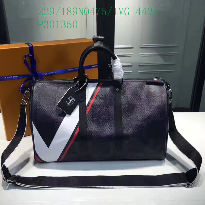 LV Bags-(Mirror)-Keepall BandouliRe 45-50-,Code：LB113063,$: 229USD