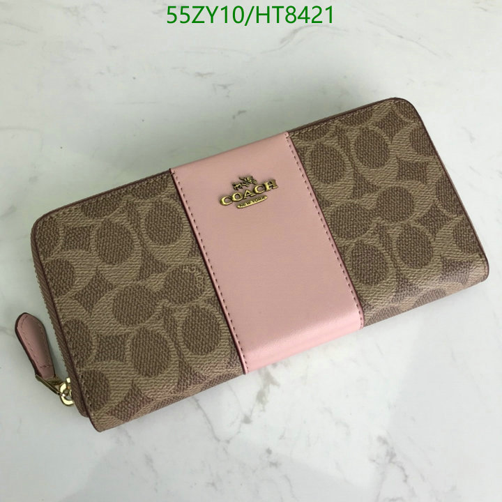 Coach Bag-(4A)-Wallet-,Code: HT8421,$: 55USD