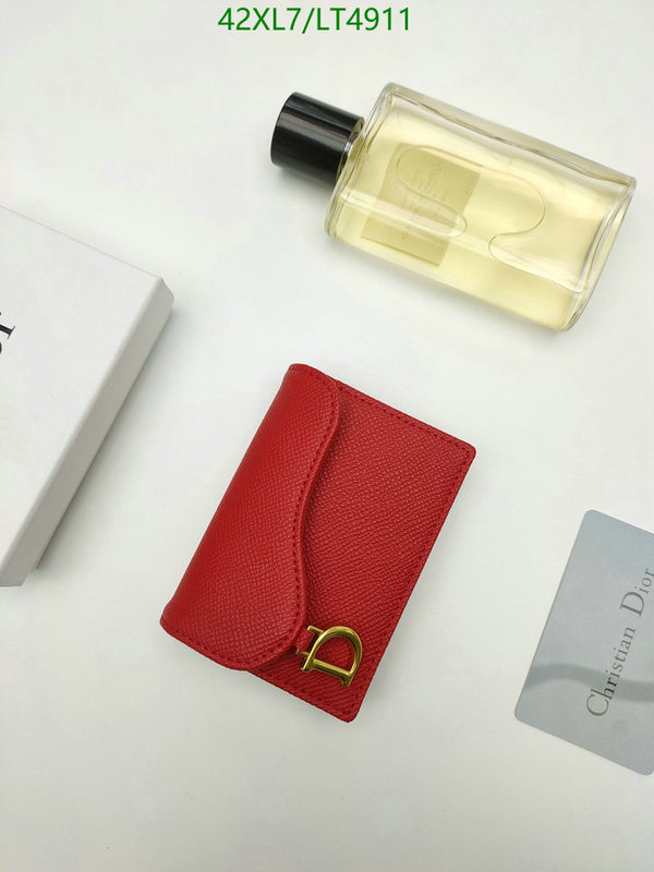 Dior Bags-(4A)-Wallet,Code: LT4911,$: 42USD