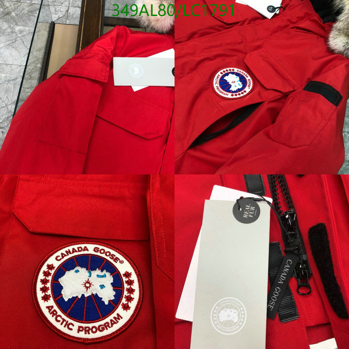 Down jacket Men-Canada Goose, Code: LC1791,$: 349USD