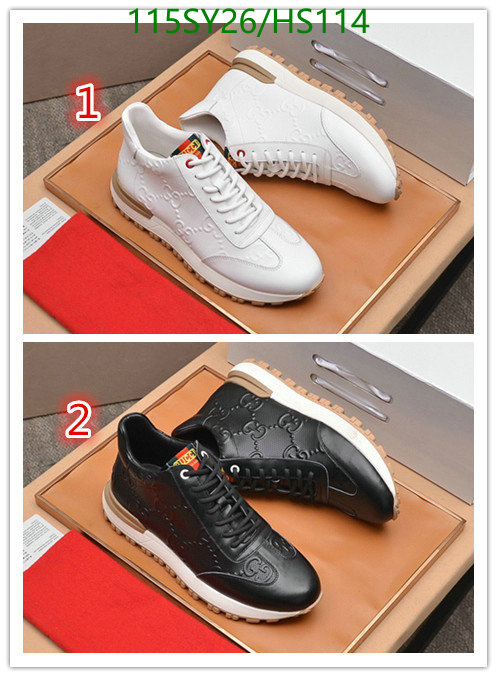 Men shoes-Gucci, Code: HS114,$: 115USD