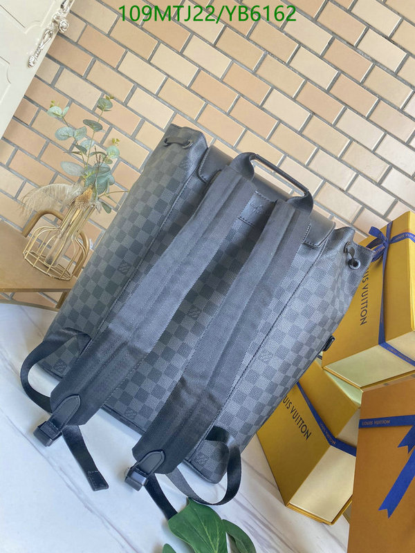 LV Bags-(4A)-Backpack-,Code: YB6162,$: 109USD