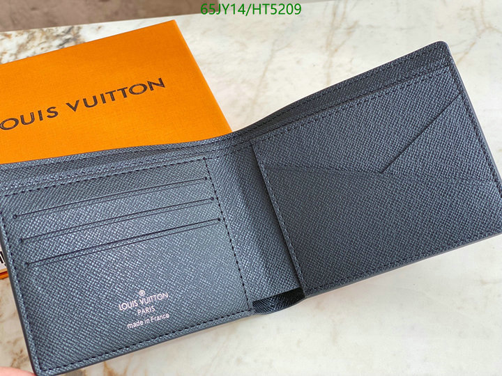 LV Bags-(Mirror)-Wallet-,Code: HT5209,$: 65USD