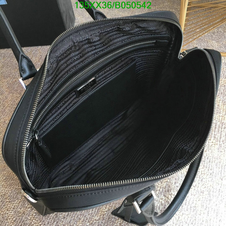 Prada Bag-(Mirror)-Handbag-,Code: B050542,$: 135USD