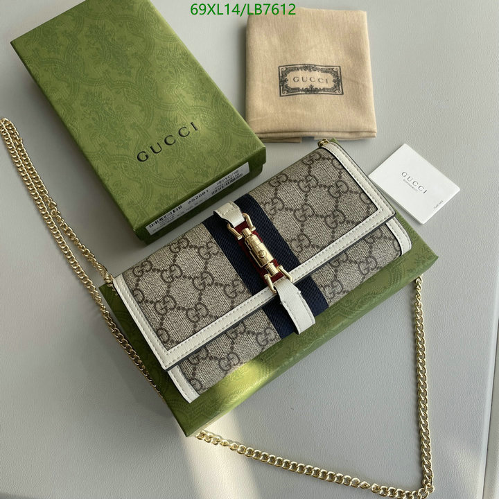 Gucci Bag-(4A)-Diagonal-,Code: LB7612,$: 69USD