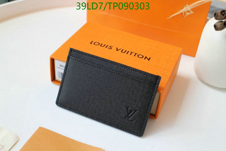 LV Bags-(Mirror)-Wallet-,Code: TP090303,$: 39USD