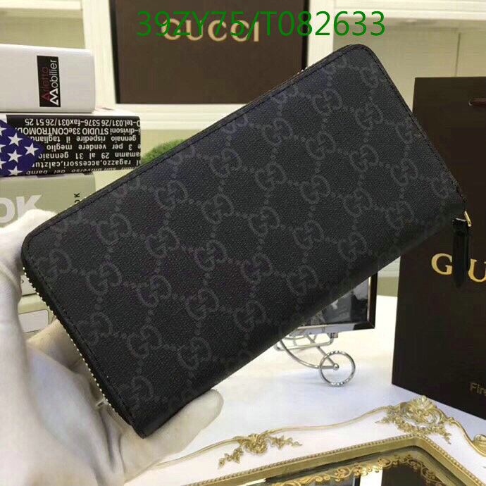 Gucci Bag-(4A)-Wallet-,Code: T082633,$:39USD